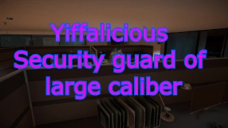 Yiffalicious security guard large caliber
