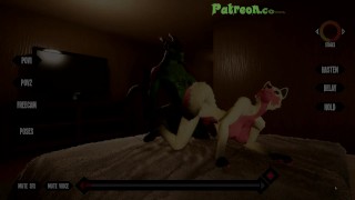 Hot 3d Dragon Fucks wolf girl. Anthro, Furry, Porn. Video Game. Part 1